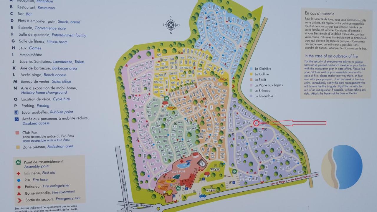 Agreable Mobilhome 6 - 8 Places Saint-Brévin-les-Pins Exterior foto